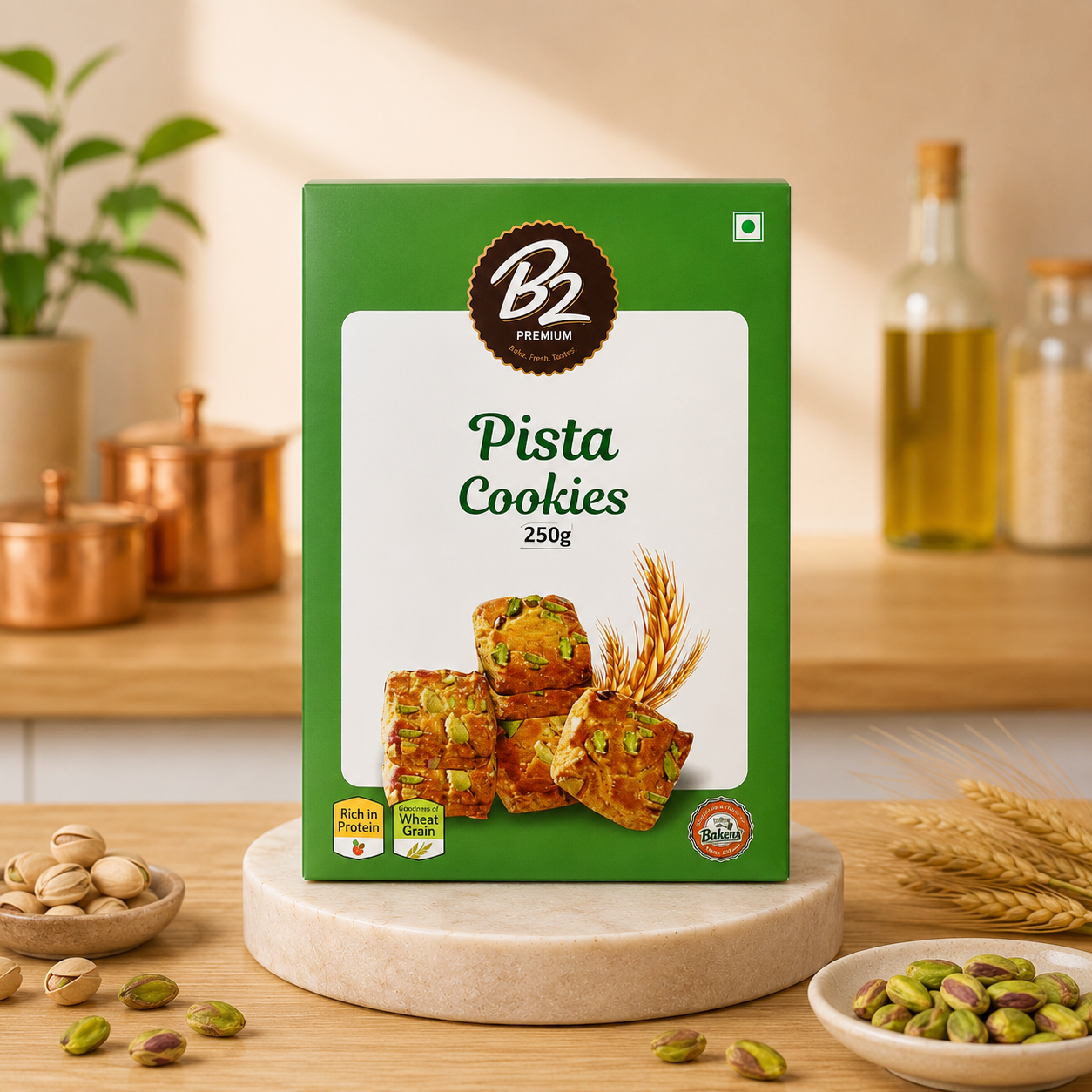 B2 Premium Pista Cookies